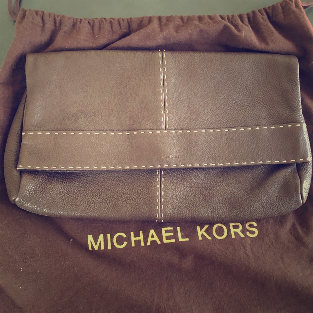 Leather clutch